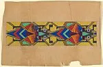 Panel with a Pattern of Decorative Winged Insects on a Yellow Background — Anonymous, French, 20th century