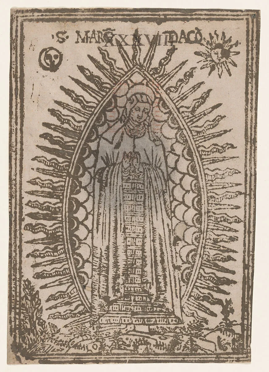 Saint Margaret of Cortona surrounded by rays of light — Anonymous, Italian, 15th to 16th century