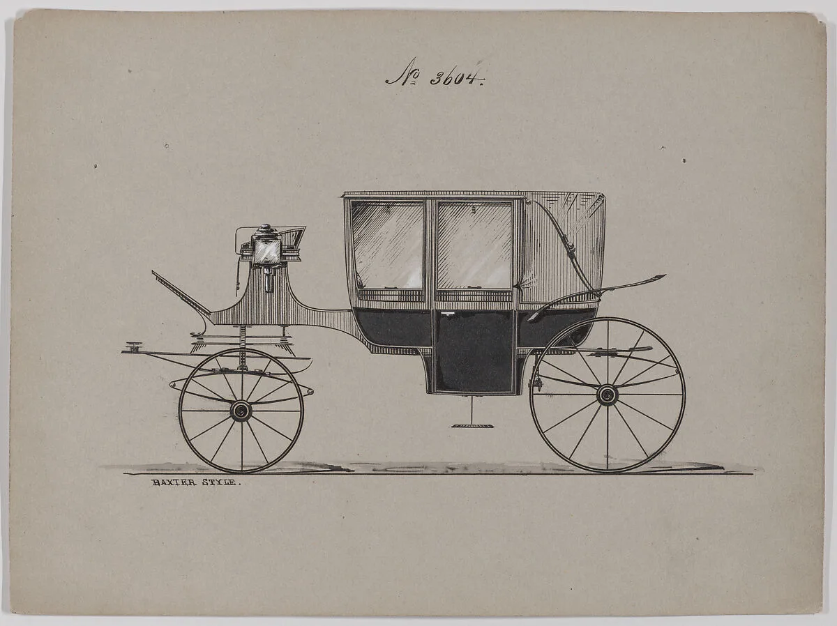 Design for Landau, No. 3604 — Brewster & Co.