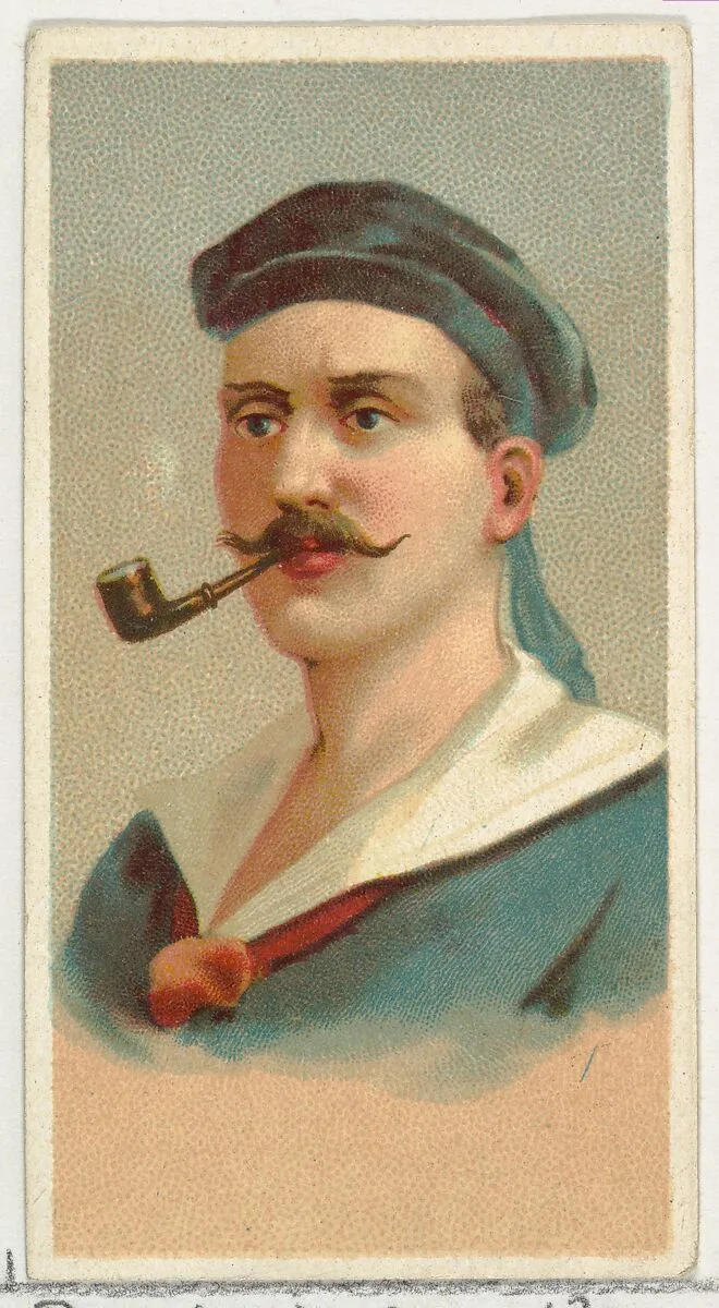 Sailor, printer's sample from World's Smokers series (N33) for Allen & Ginter Cigarettes — Allen & Ginter