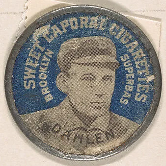 Dahlen, Brooklyn Superbs (blue), from the Domino Discs series (PX7), issued by Kinney Brothers — Kinney Brothers Tobacco Company
