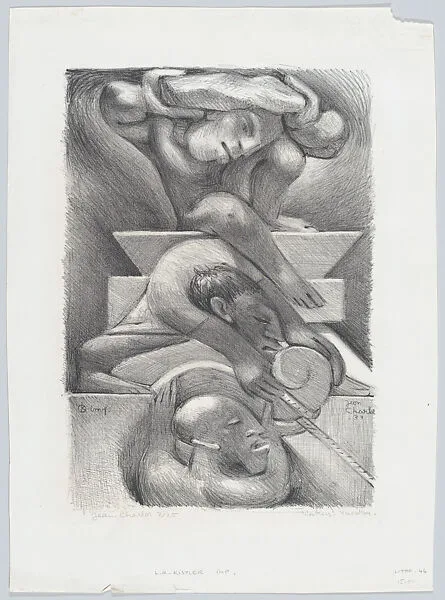Three pyramid builders from Yucatan — Jean Charlot|Lynton R. Kistler