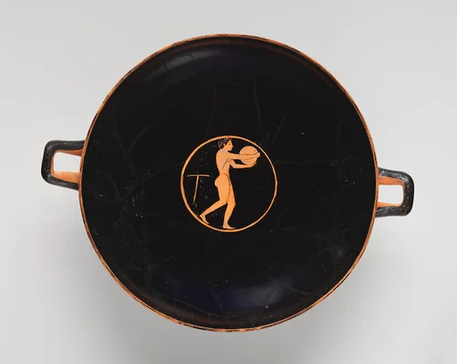 Terracotta kylix (drinking cup)