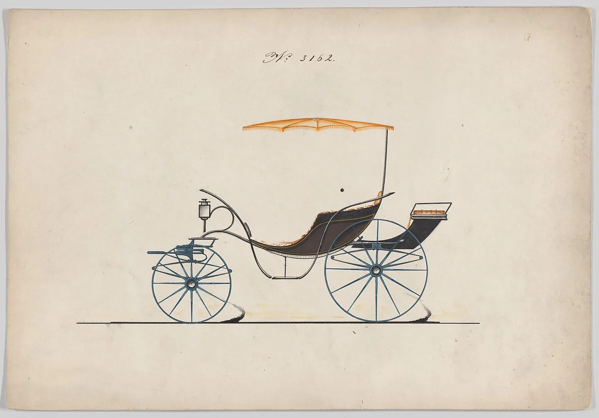 Design for Pony Phaeton, no. 3162 — Brewster & Co.
