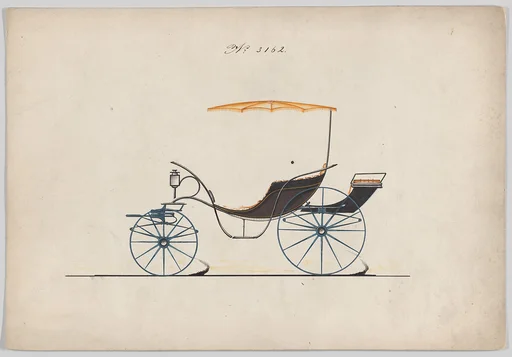 Design for Pony Phaeton, no. 3162