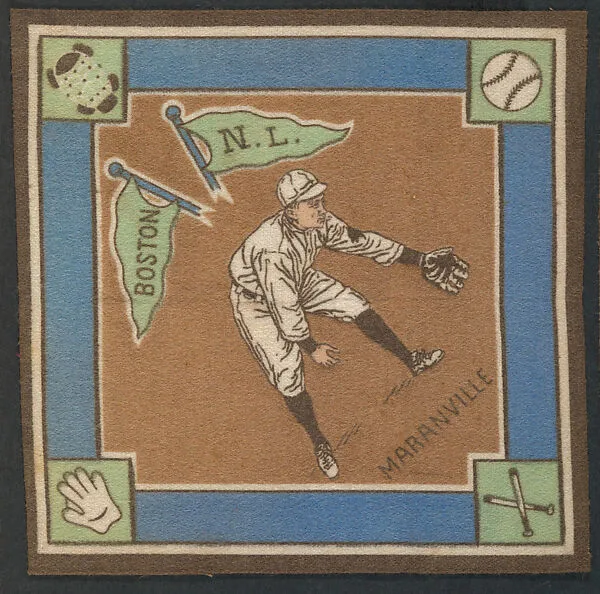 Rabbit Maranville, Boston, National League from Baseball Players Felt Blanket series (B18) — Unknown