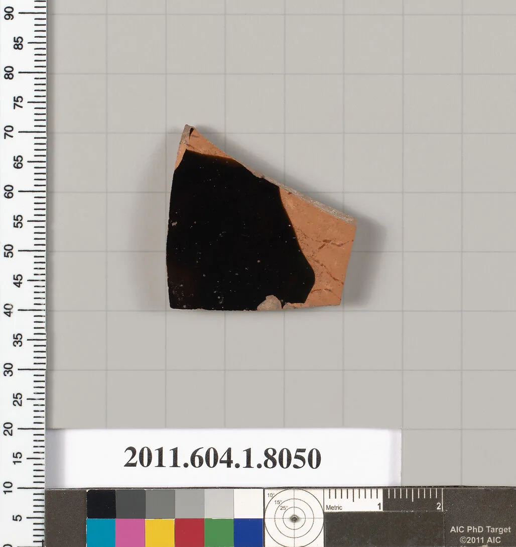 Terracotta fragment of a kylix (drinking cup) — Unknown