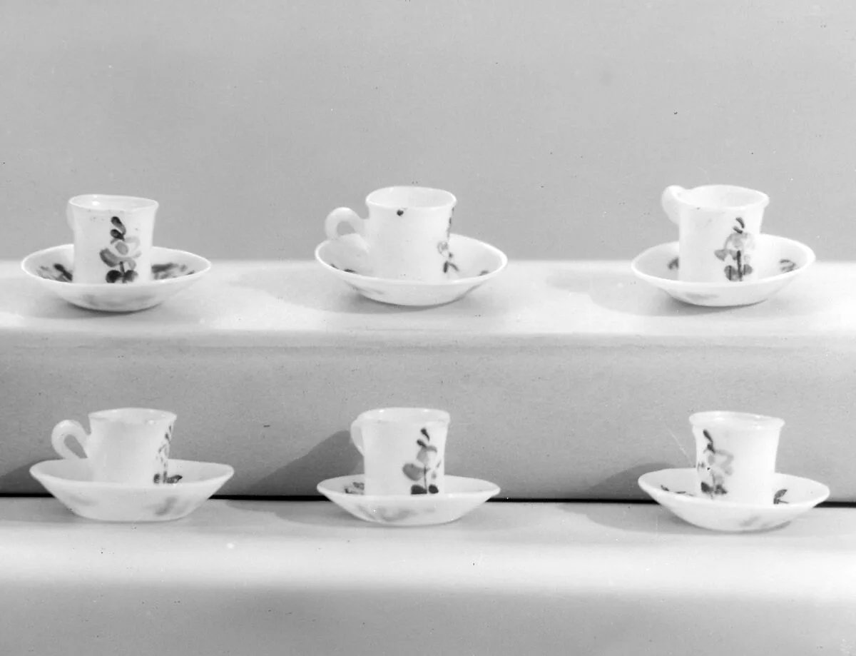 Miniature cup (part of a dollhouse set) — Unknown