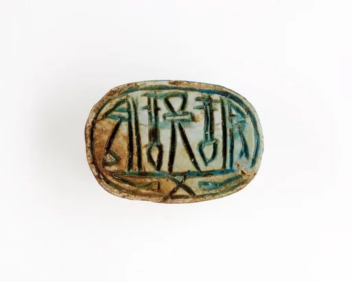 Scarab Incised with Hieroglyphs