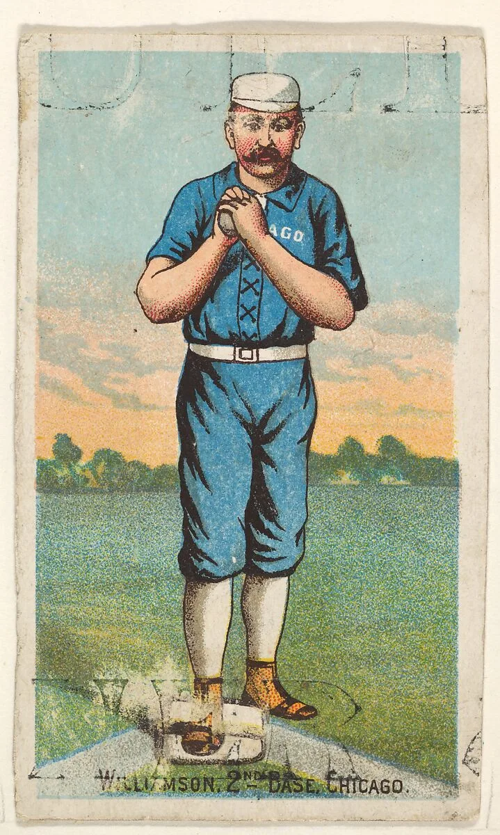 Williamson, 2nd Base, Chicago, from the Gold Coin series (N284) for Gold Coin Chewing Tobacco — D. Buchner & Co., New York