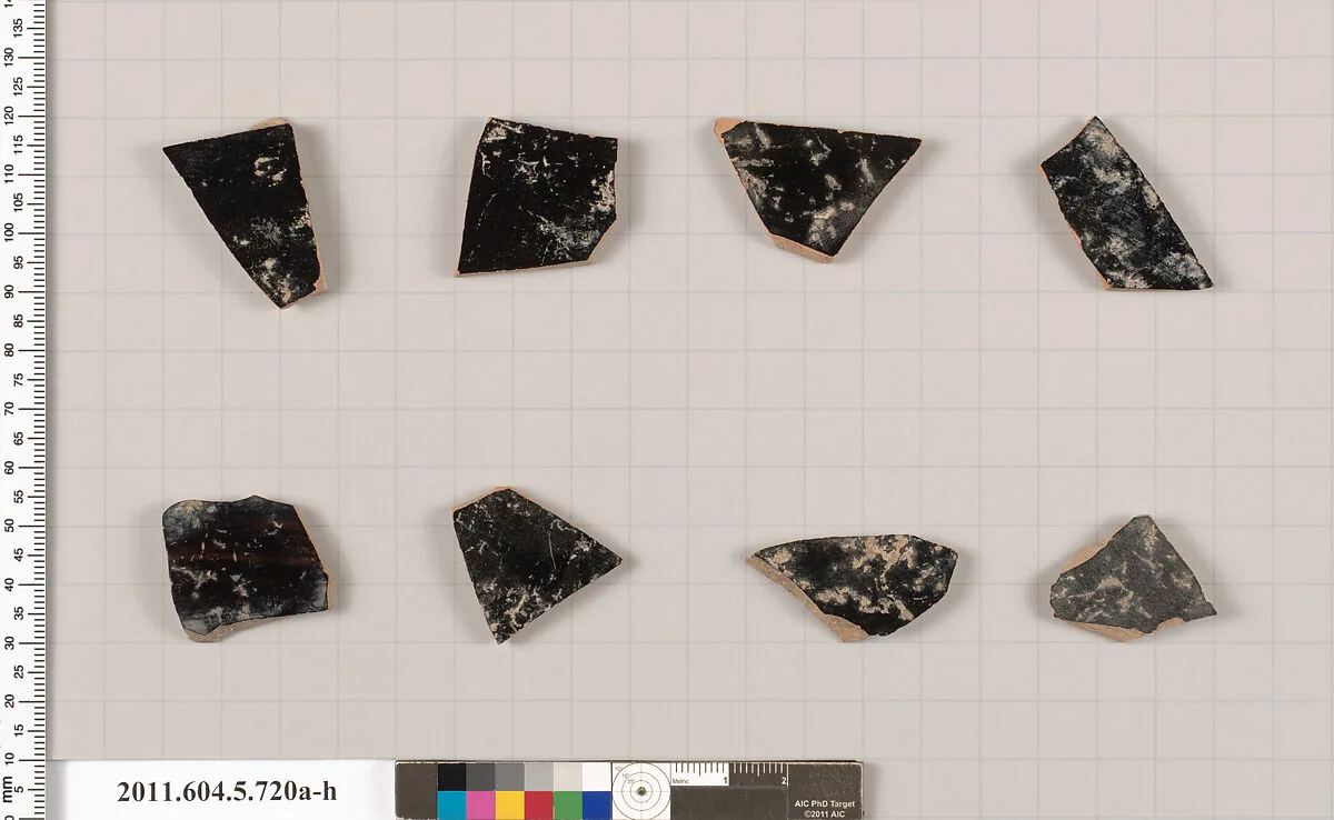 Terracotta fragments of kylikes (drinking cups) — Unknown