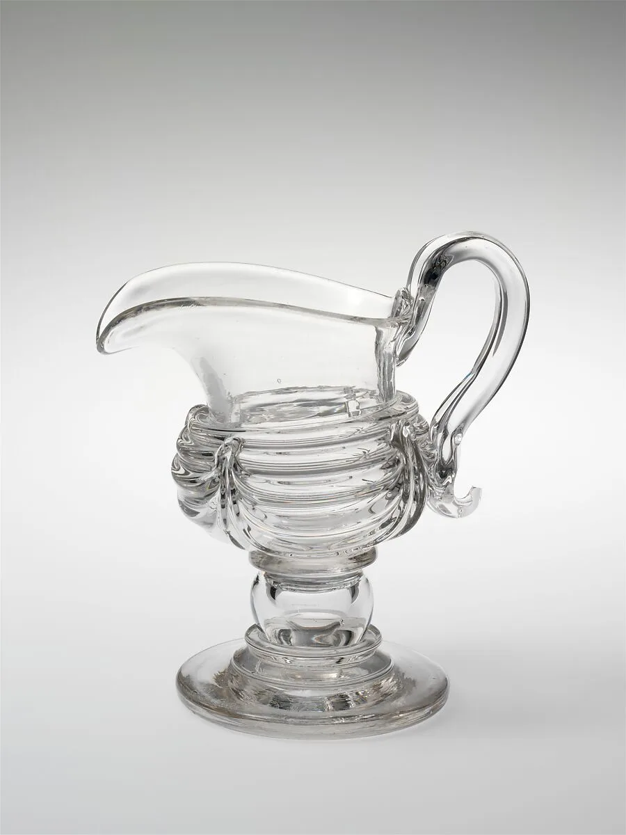 Cream pitcher — New England Glass Company|South Boston Flint Glass Works