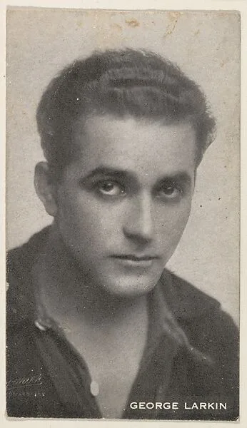 George Larkin, from the Black and White Movie Stars series (D1), issued by the E. H. Koester Baking Company — E. H. Koester Baking Company, Baltimore