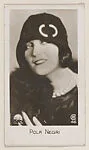 Pola Negri, Actress trade card (W500) — Unknown