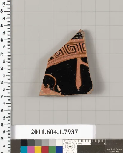 Terracotta fragment of a kylix (drinking cup)
