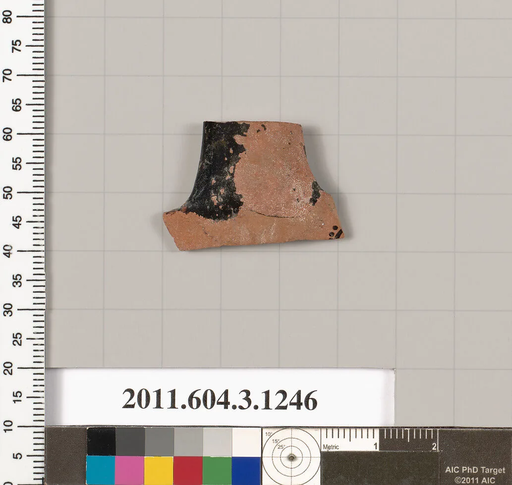 Terracotta fragment of a kyathos (cup-shaped ladle) — Unknown