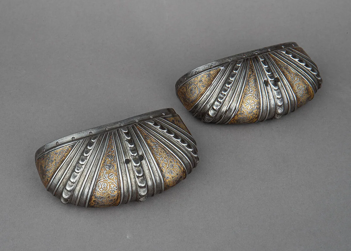 Toe Caps for a Pair of Foot Defenses (Sabatons) — Unknown