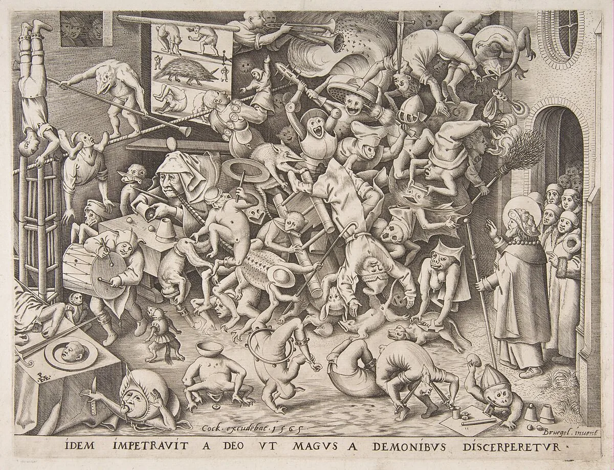The Fall of the Magician — Pieter Bruegel the Elder|Pieter van der Heyden|Hieronymus Cock