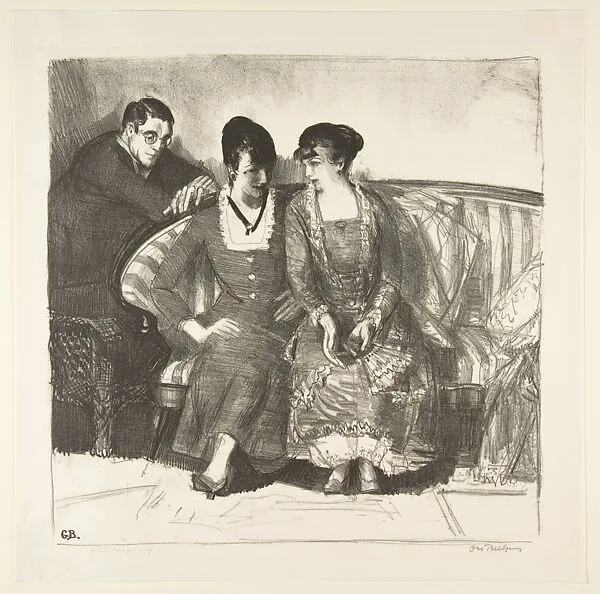 Emma, Elsie and Gene — George Bellows|Bolton Brown|George Bellows