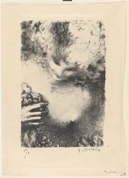 Woman holding a flower — G. Simon da Fonseca