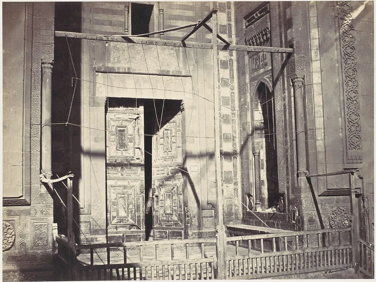 Porte de la Mosque, Sultan Hassan. Partie Inférieure — Wilhelm Hammerschmidt