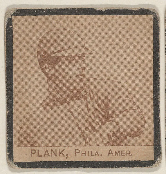 Plank, Phila. Amer. from the Jay S. Meyer Base Ball Snap Shots candy series (W555) — Jay S. Meyer Confectioners, Philadelphia