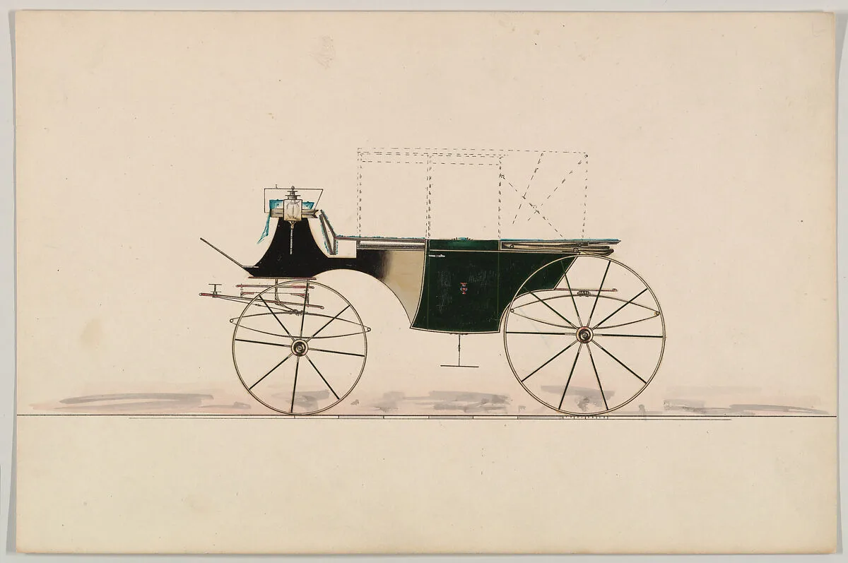 Design for Double Landaulet (unnumbered) — Brewster & Co.