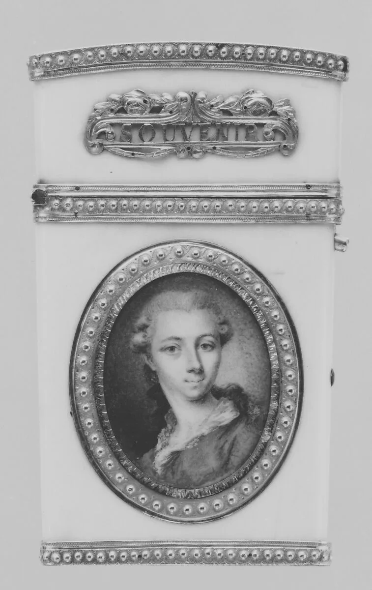 Souvenir with portrait of a man — Pierre-Denis Chaumont|Antoine Vestier