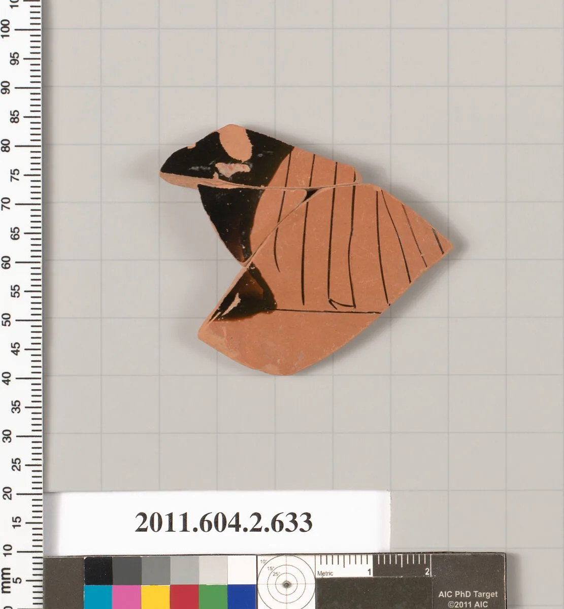Terracotta fragment of a column-krater (bowl for mixing wine and water) — Unknown