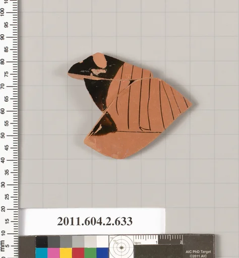 Terracotta fragment of a column-krater (bowl for mixing wine and water)