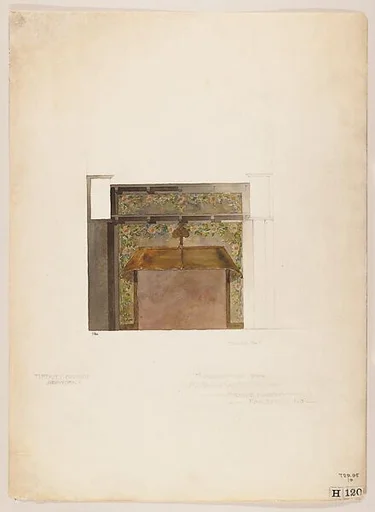 Suggestion for mosaic mantel facing / Mr. G. E. Hardy, Englewood, New Jersey