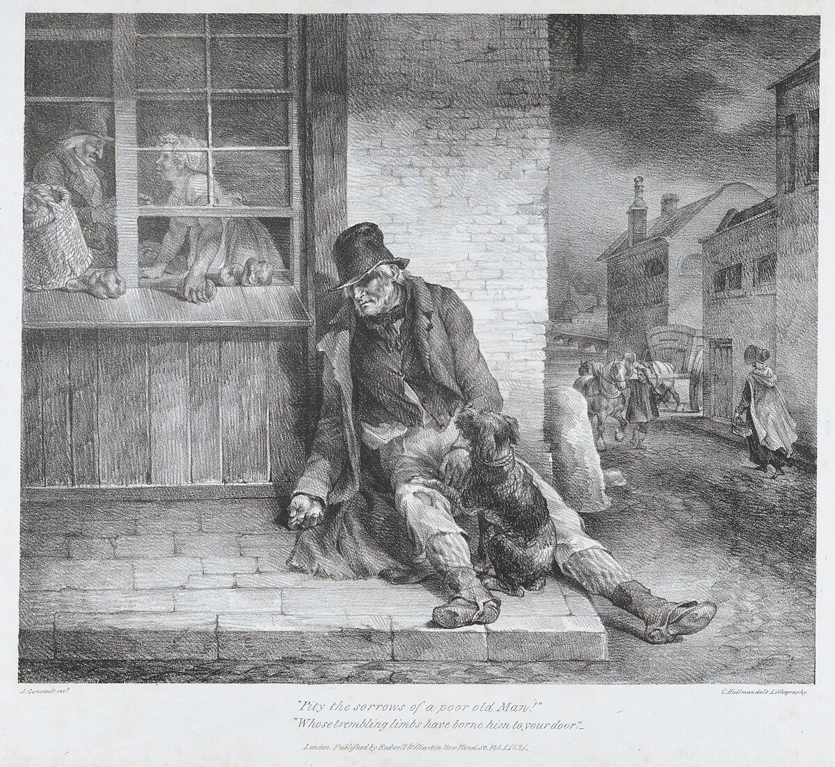 Pity the Sorrows of a Poor Old Man — Théodore Gericault