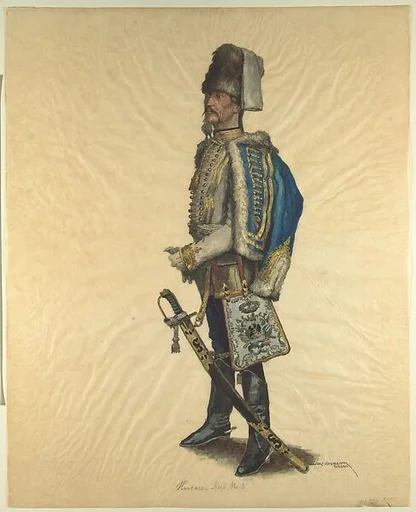 Prussian Military Costume: Hussar Regiment No. 3