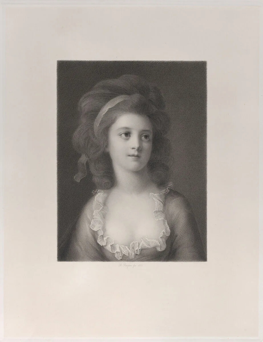 Half-length portrait of Sophie or Apollonia Helena Potocka as a young girl — Elisabeth Louise Vigée Le Brun|Otto Felsing|Robert Reyher|E. H. Schroeder