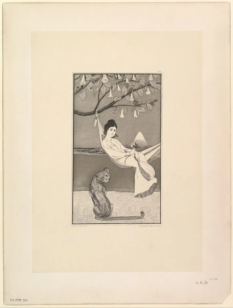 Siesta II (from the series Etched Sketches) — Max Klinger
