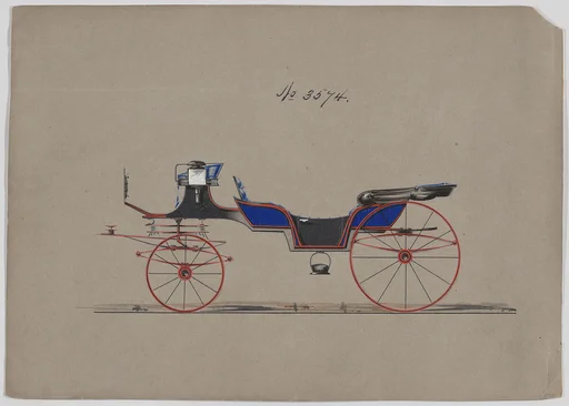 Design for Vis-à-vis, no. 3574
