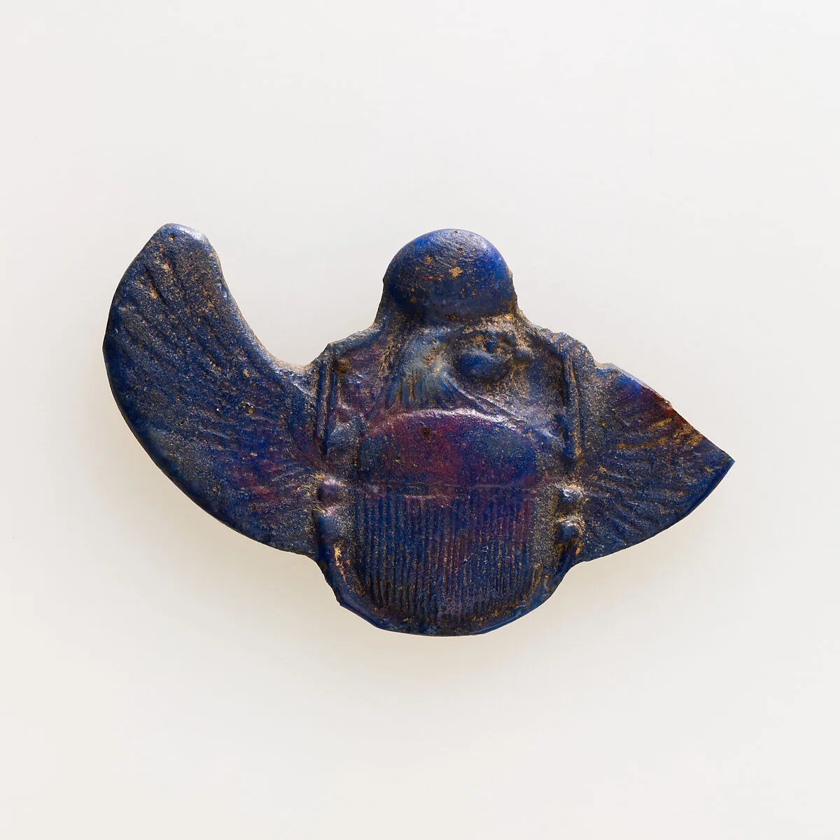 Amulet of winged scarab with falcon head — Unknown