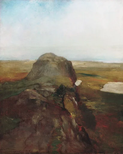 Autumn Study, View over Hanging Rock, Newport, R.I.