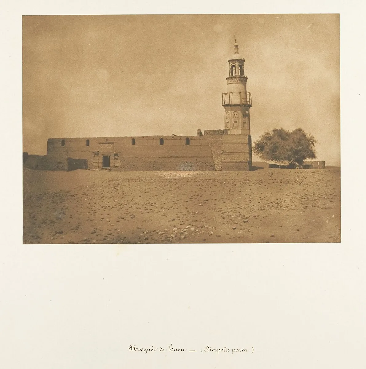 Mosquée de Haou (Diospolis parva) — Maxime Du Camp