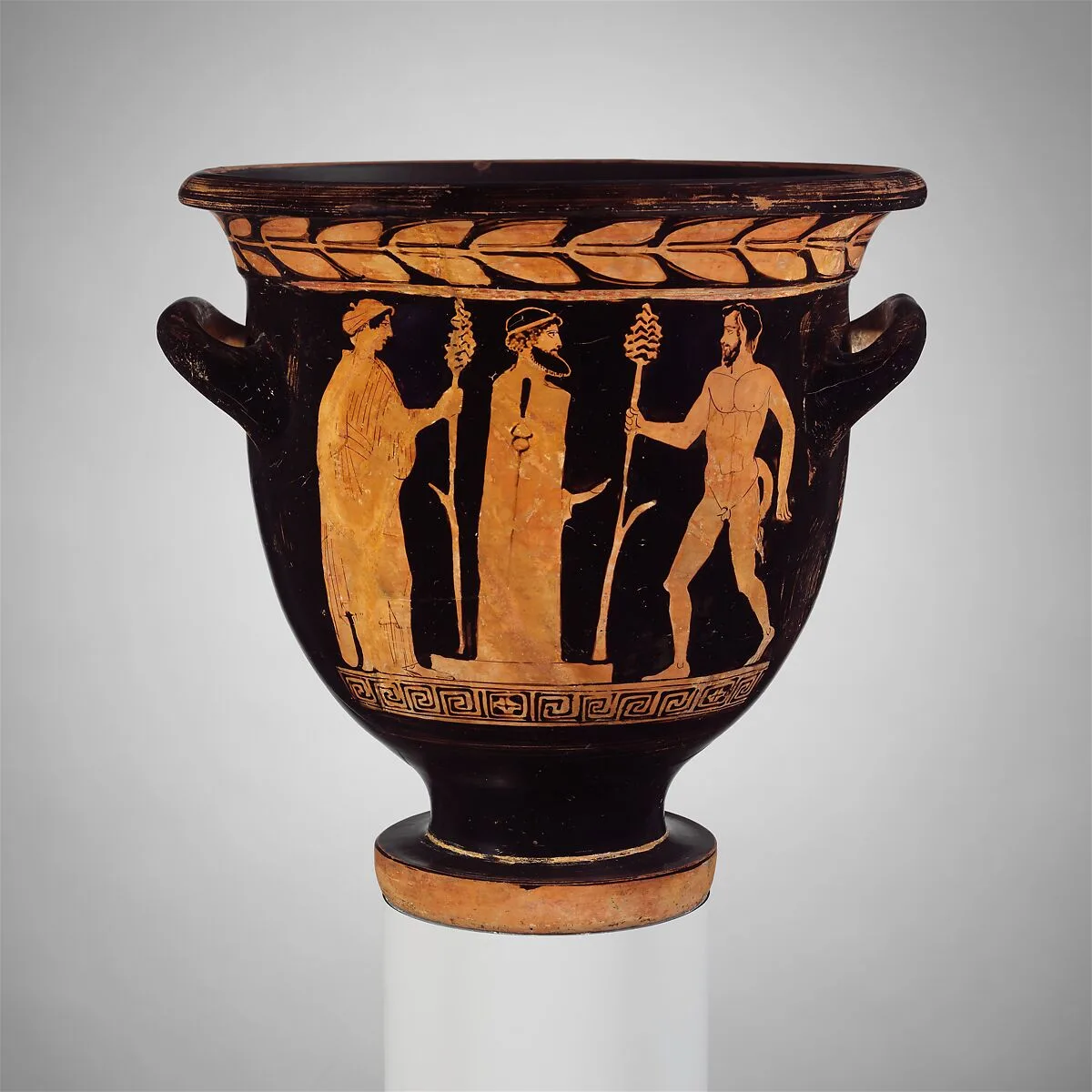 Terracotta bell-krater (mixing bowl) — Pisticci Painter