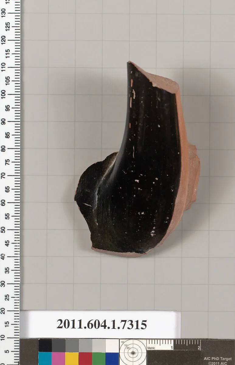 Terracotta fragment of a kylix (drinking cup) — Unknown