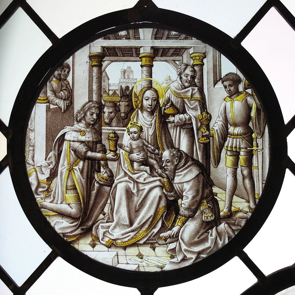 Roundel with the Adoration of the Magi — Hans Memling