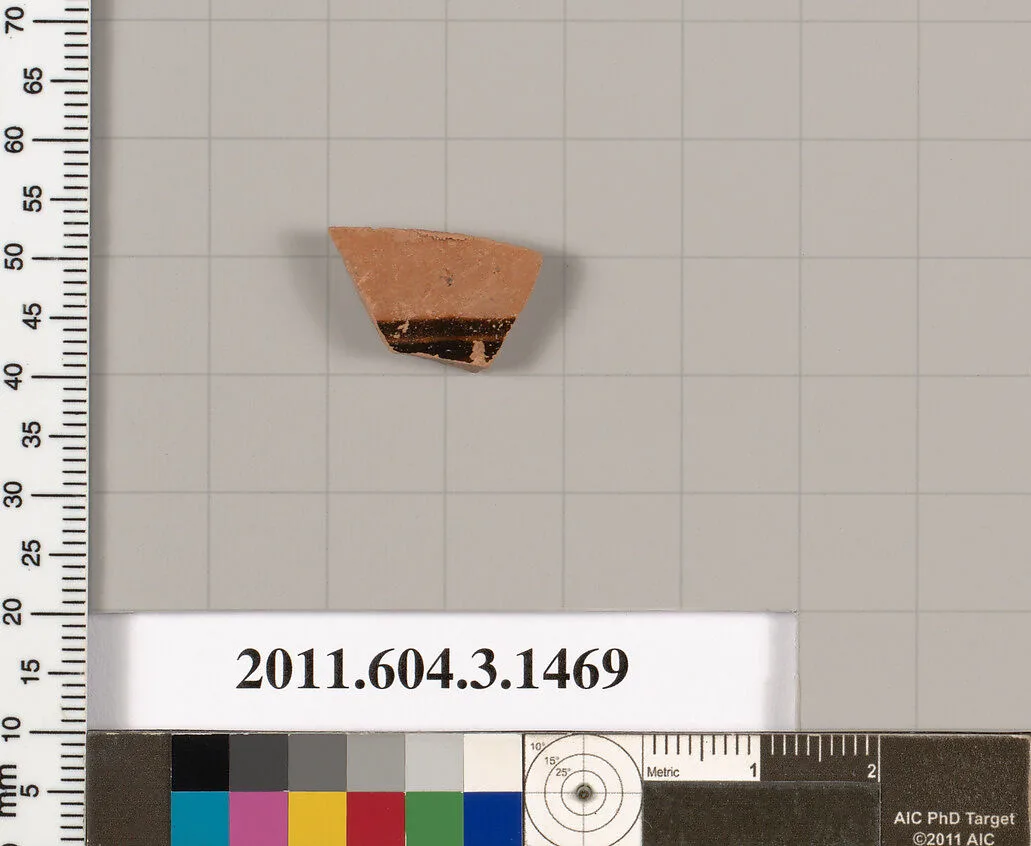 Terracotta fragment of a skyphos (deep drinking cup) — Unknown