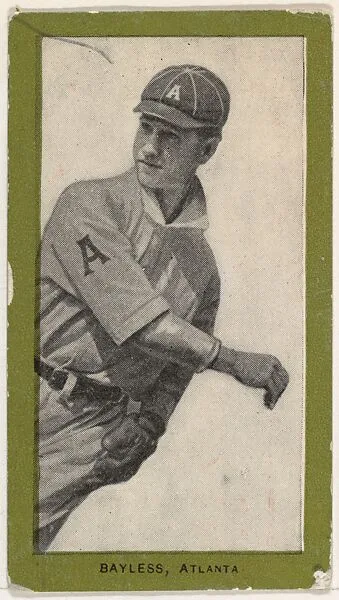 Bayless, Atlanta, from the Baseball Players (Green Borders) series (T211) issued by Red Sun Cigarettes — Red Sun Cigarettes