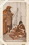 An Indian Family inside their Tepee from Indians and Western Historical Scenes series (W417) — Unknown