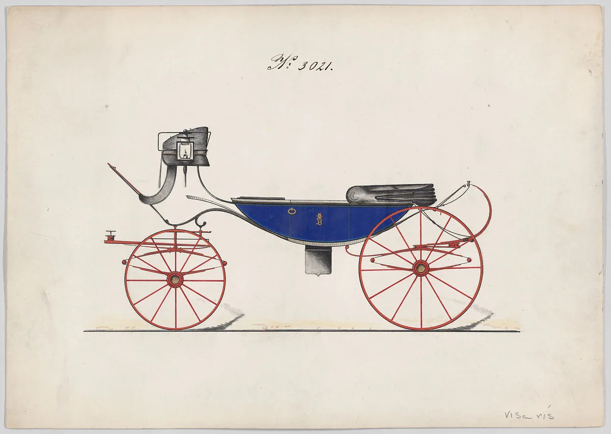 Design for Vis-à-vis, no. 3021 — Brewster & Co.