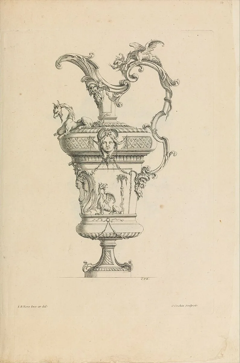 Nouveau Livre de Vases — Jean Bernard Toro|Charles Nicolas Cochin I