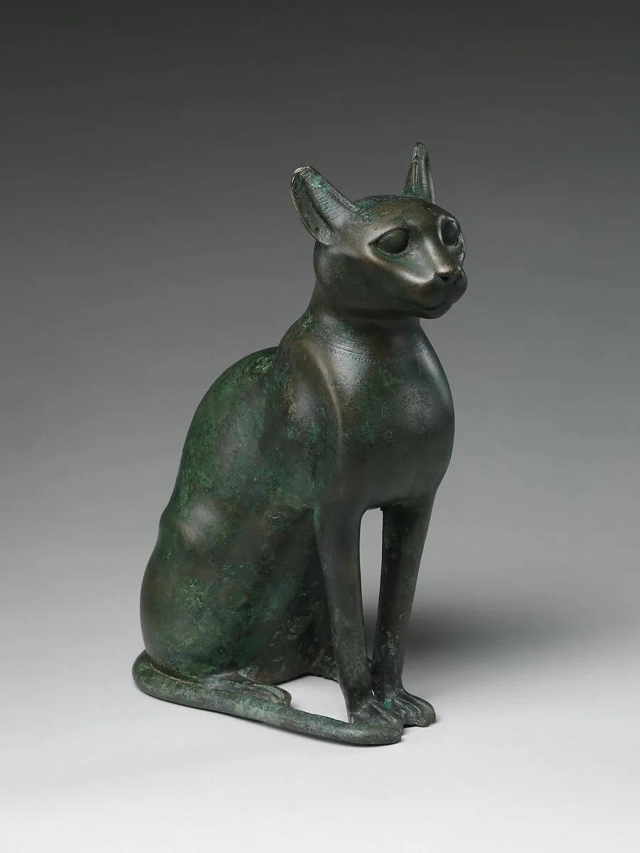 Cat Statuette intended to contain a mummified cat — Unknown