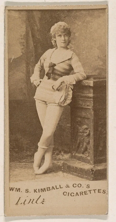 Miss Lint, from the Actresses series (N203) issued by Wm. S. Kimball & Co. — William S. Kimball & Company