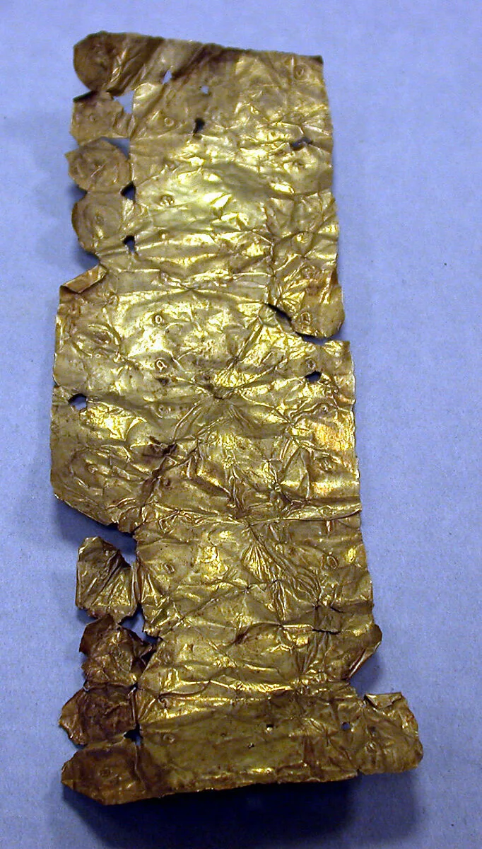 Gold Sheet Ornament — Unknown